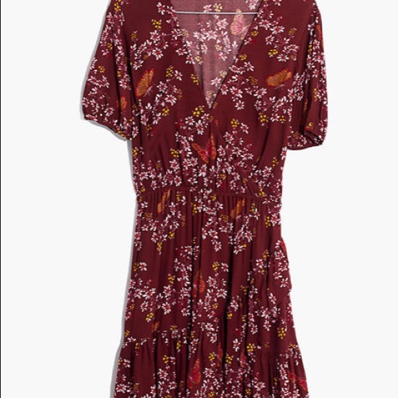 MADEWELL Ruffle-Wrap Dress in Windowbox Floral - Picture 5 of 5